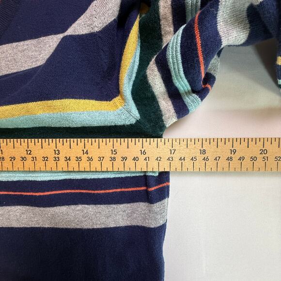 MOTH ANTHROPOLOGY Luca Striped Sweater Dress Multicolor Long Sleeve Knit Size L - Picture 8 of 16